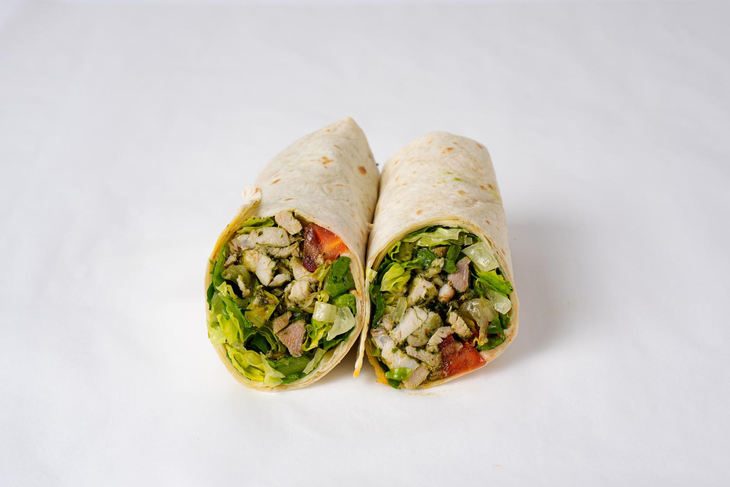 Chicken Salsa Verde Wrap 