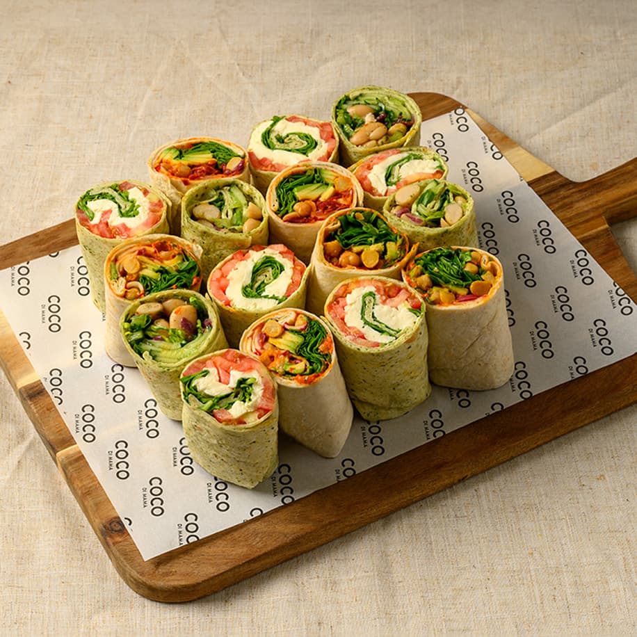 NEW! Veggie Wrap Platter (V)