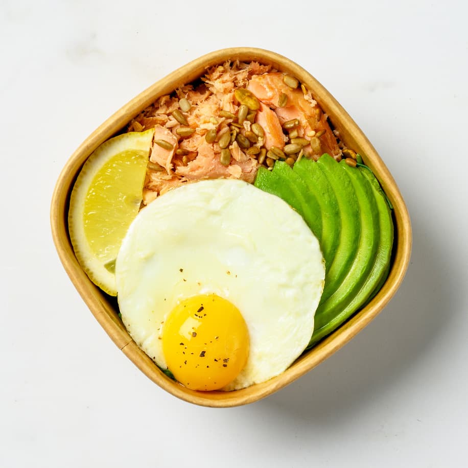 Salmon & Avo Egg Box