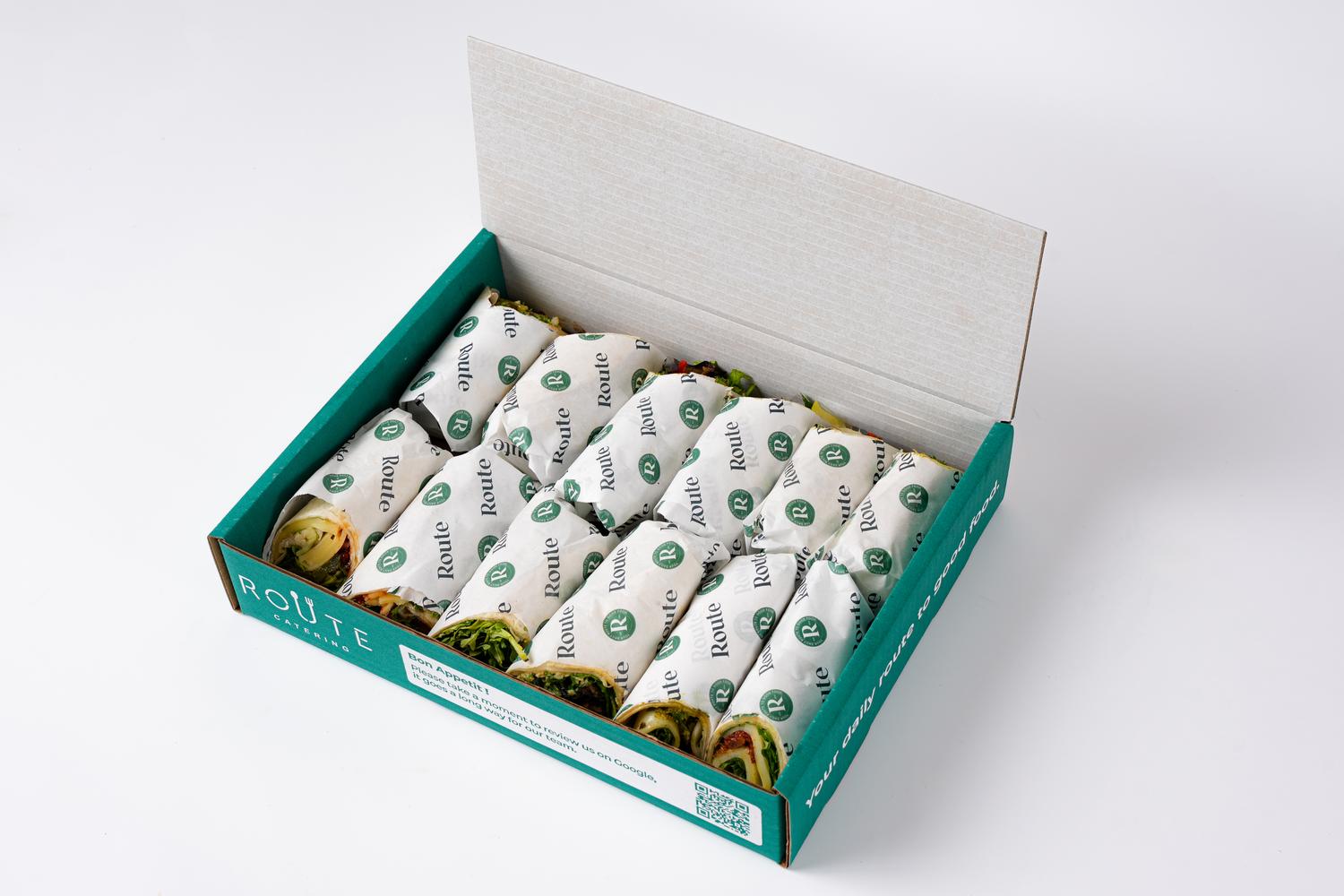 Vegetarian Sandwich Wrap Platter (Serves 6) 