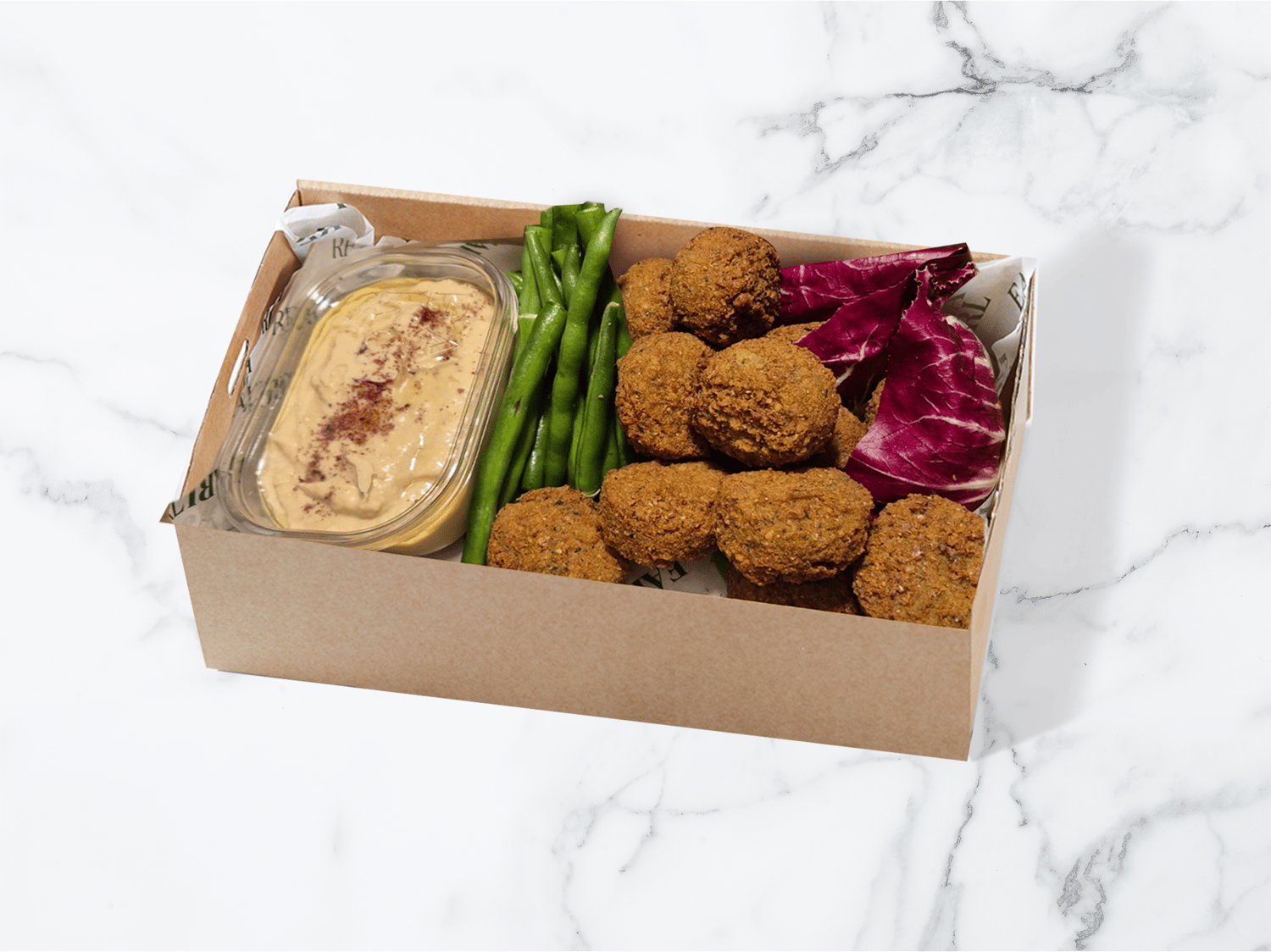 Hummus & Falafel Box