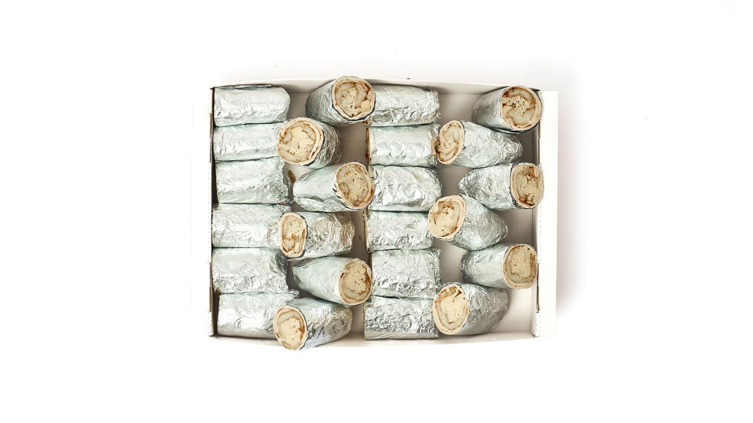 Warm Breakfast Burritos Box