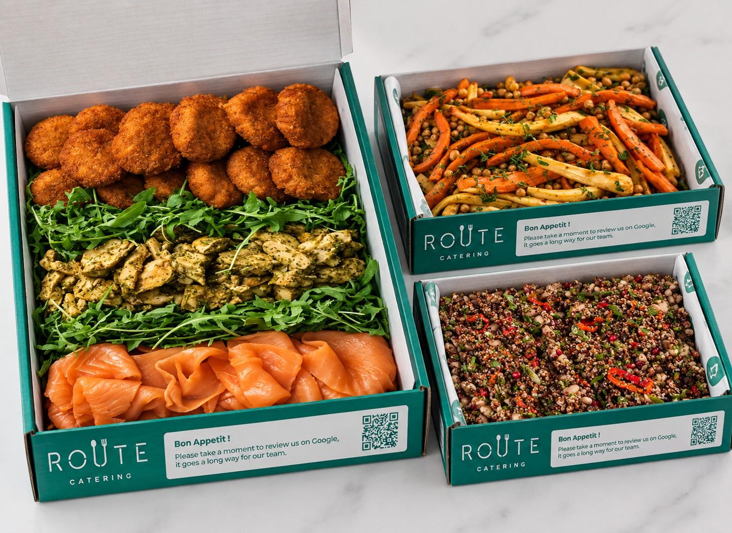 Protein with two Salad Platter - Serves 6 (J-S)