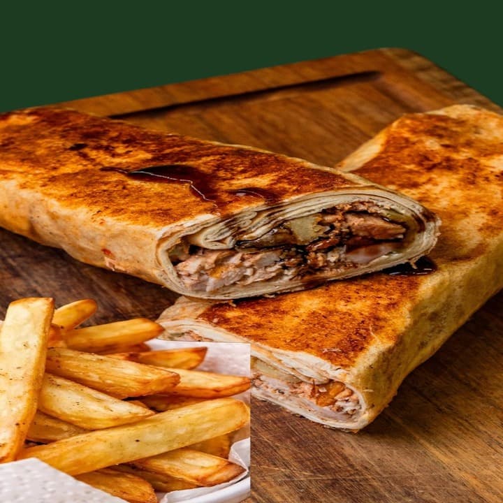 Chicken Shawarma with Fries