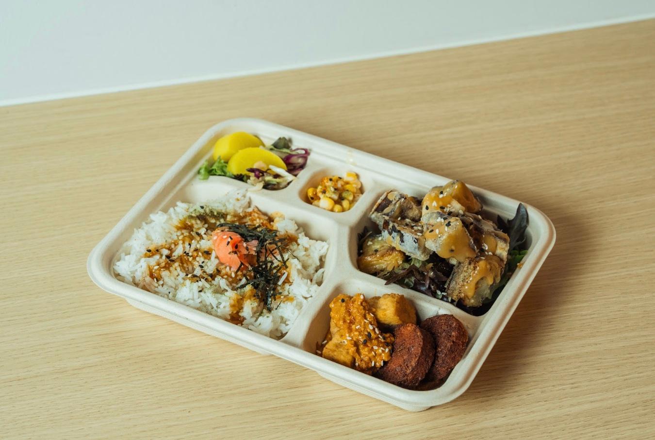 Miso Eggplant Bento Set Meal