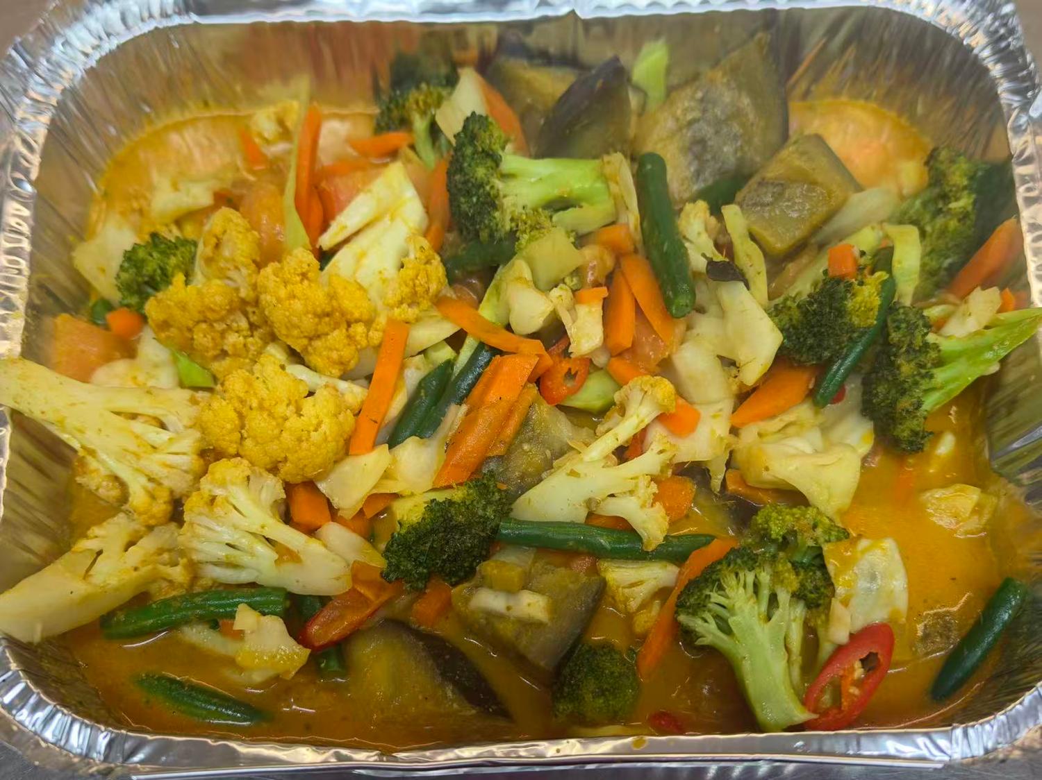Vegan Curry Platter