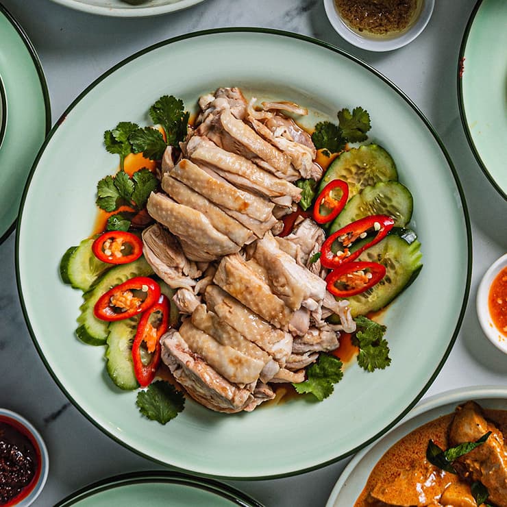 Hainanese Chicken Only Platter