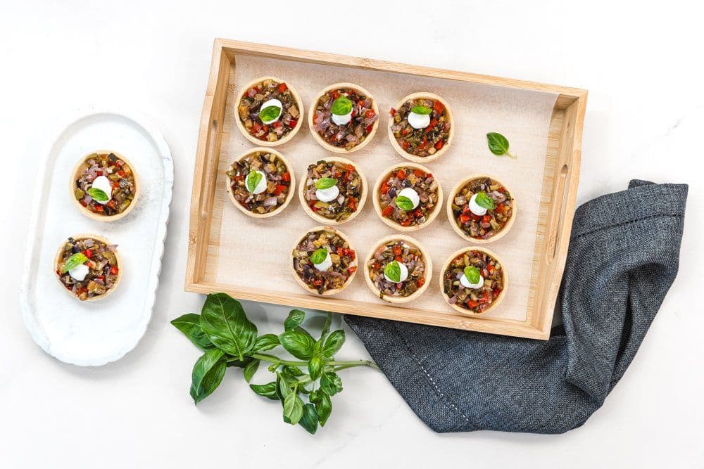 Caponata Pastry Cups