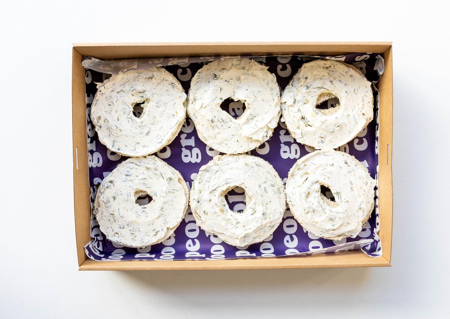 Bagels with Dill and Caper Cream Cheese