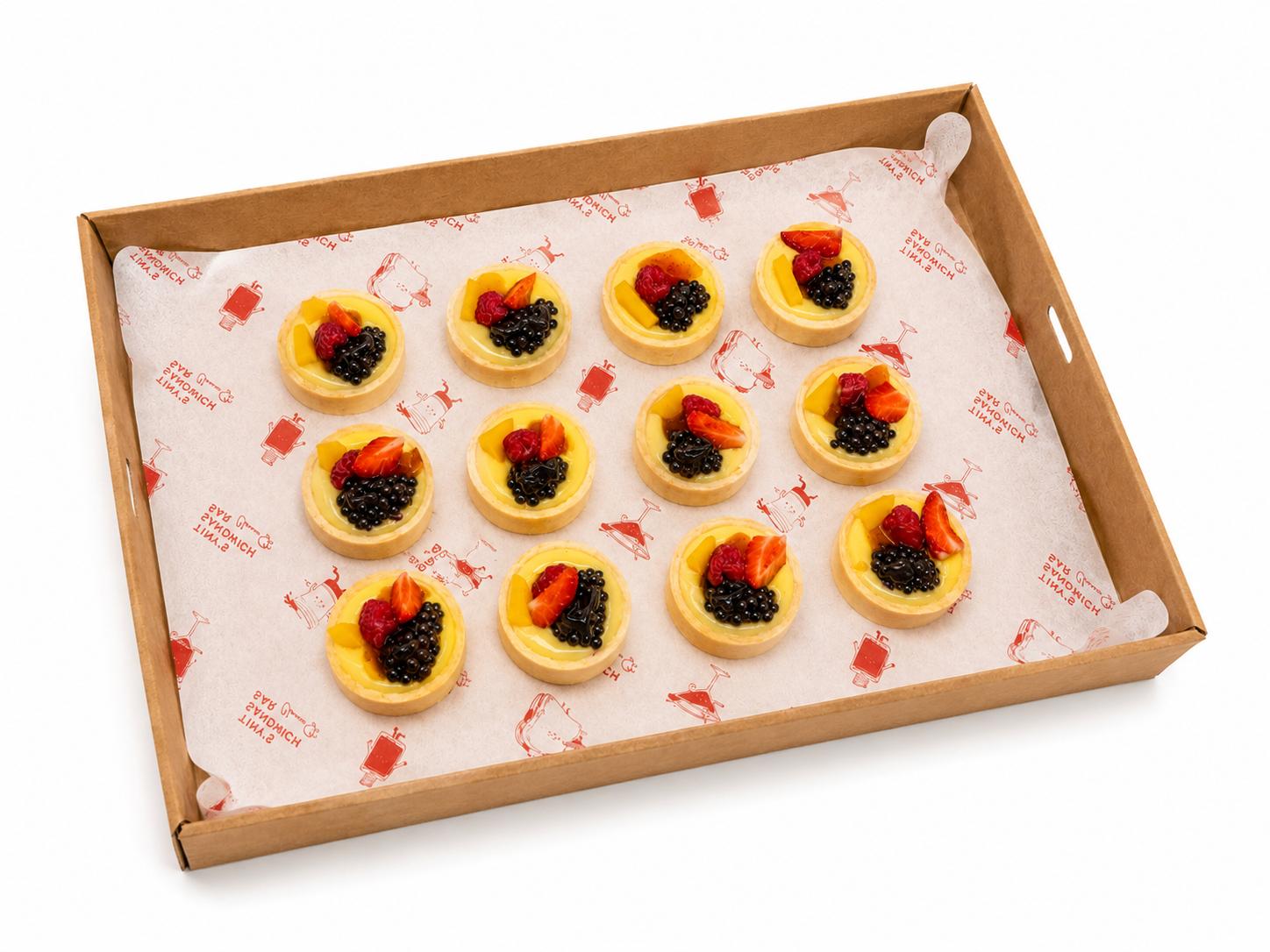 Mini Fruit Tarts Platter (12pcs)