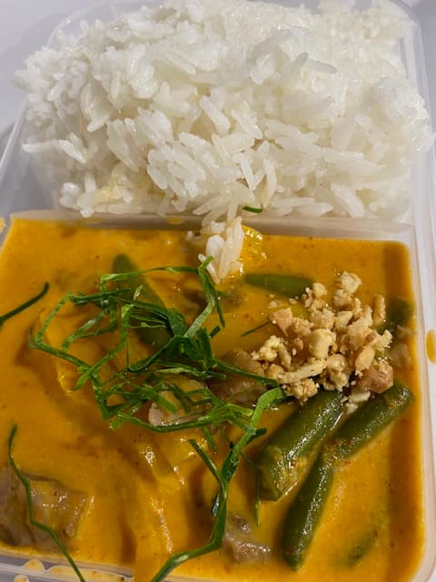 Panang Curry with Rice Single Pack