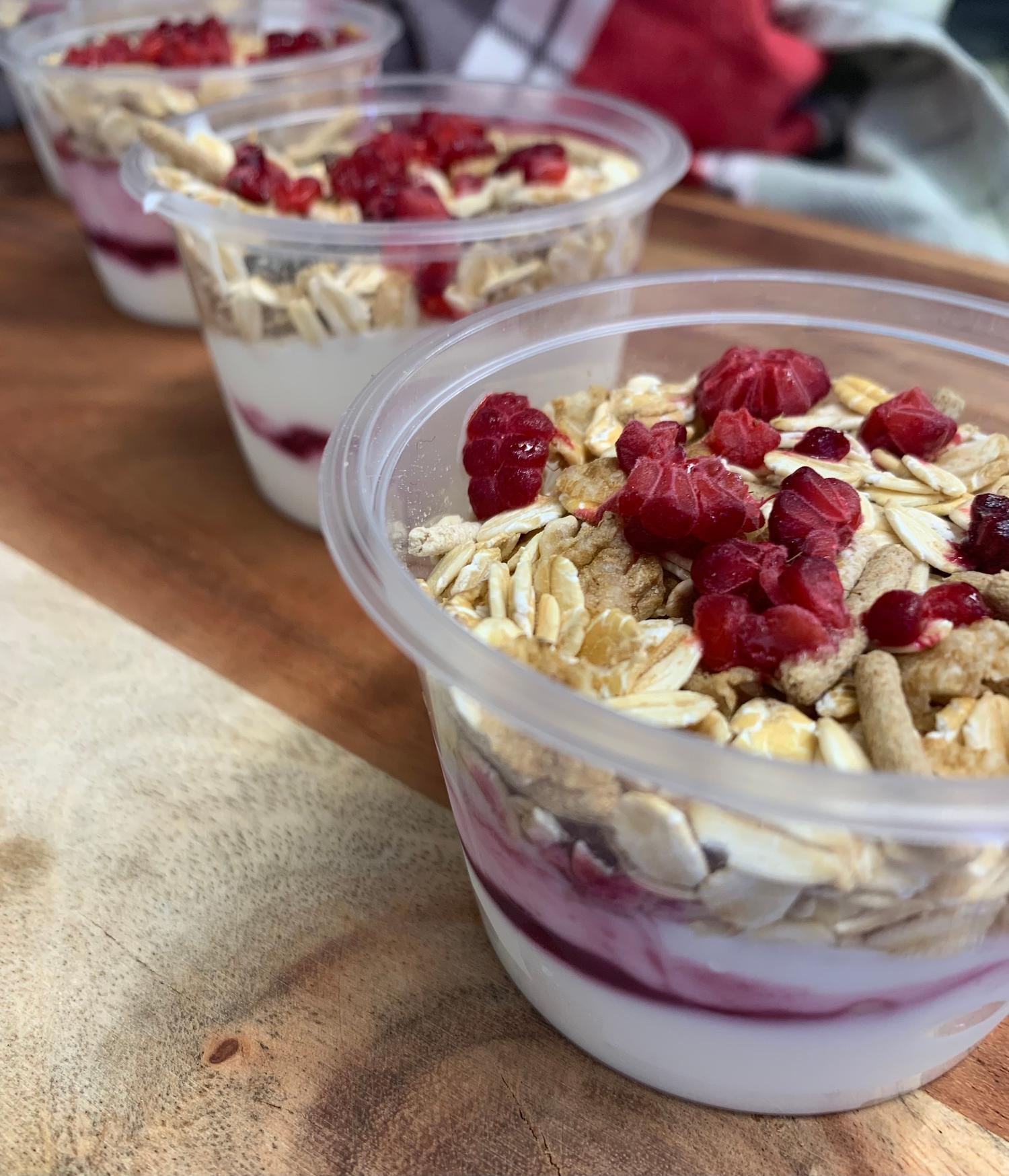 Mini Muesli and Yoghurt Cup