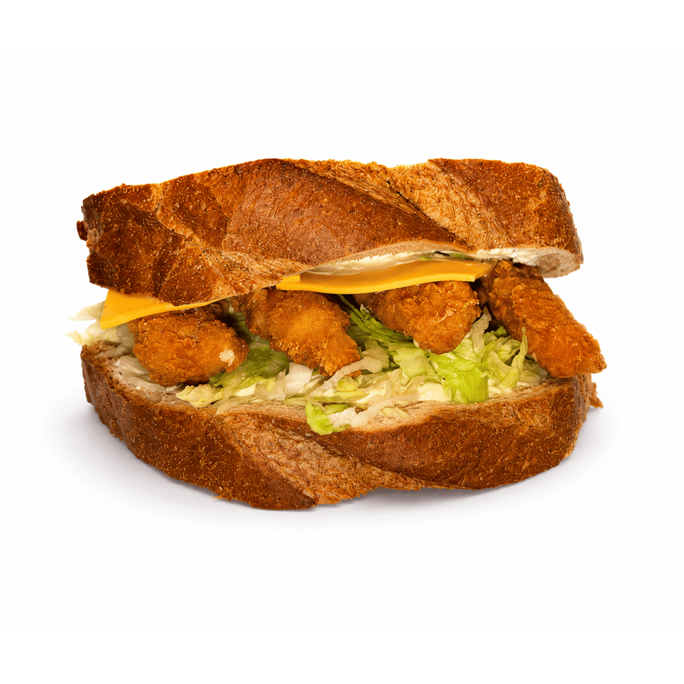 Crumbed Fish Sandwich (Single)