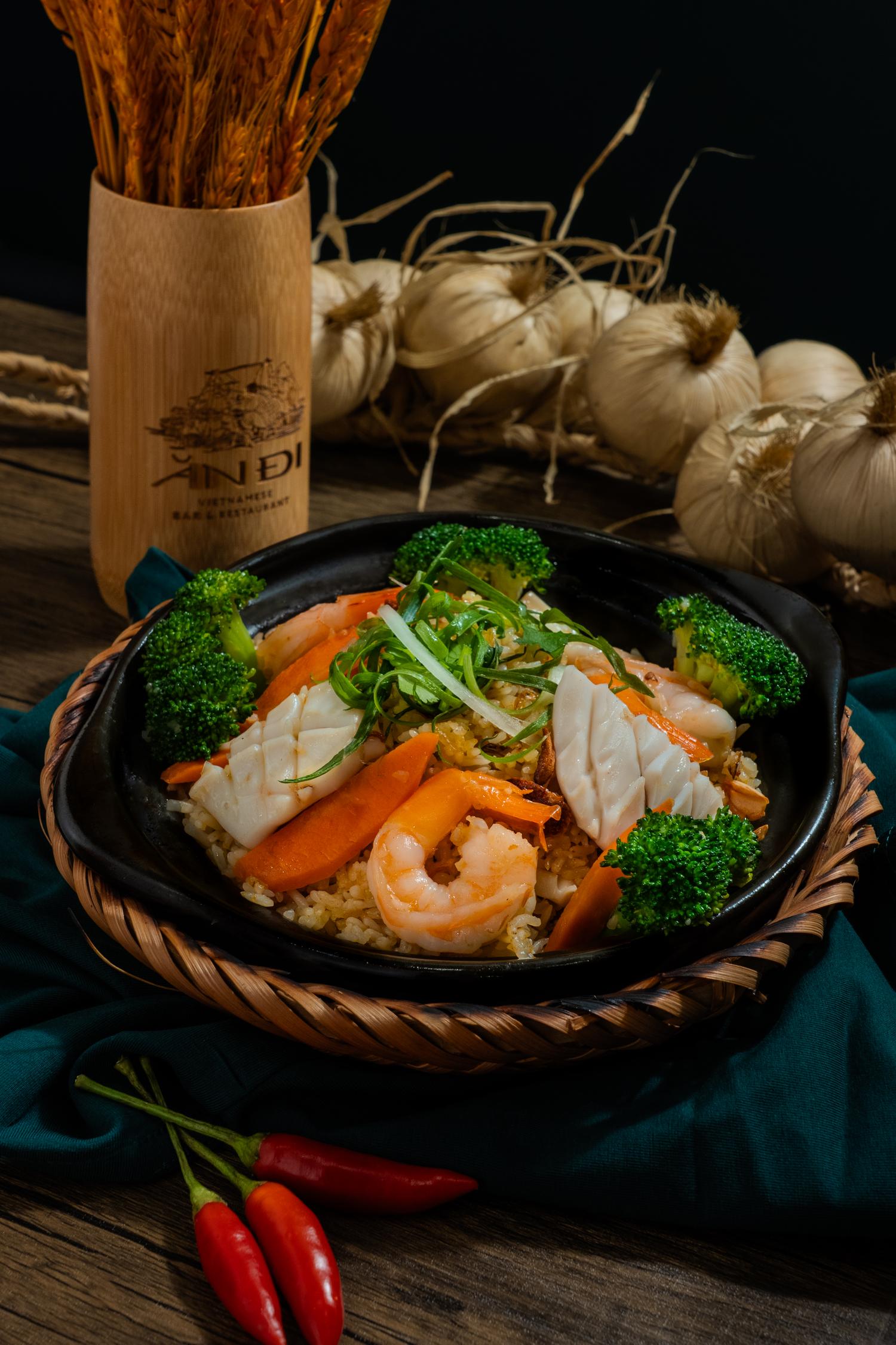 Seafood Fried Rice with XO Sauce