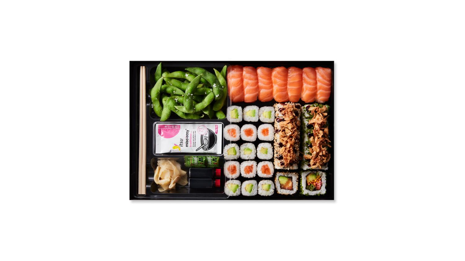 the sushi'dragon platter