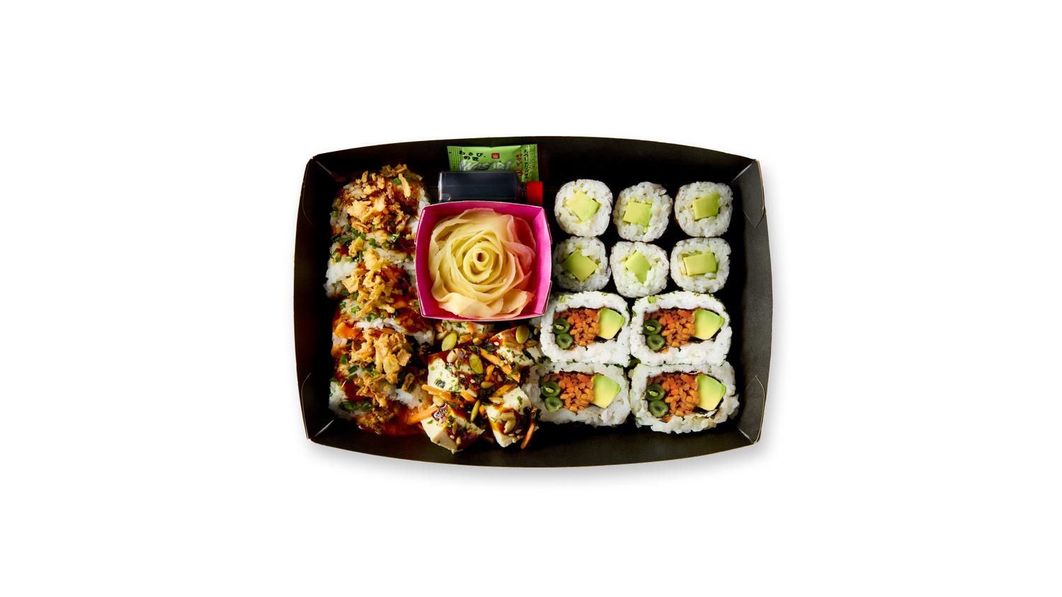 the veggie selection