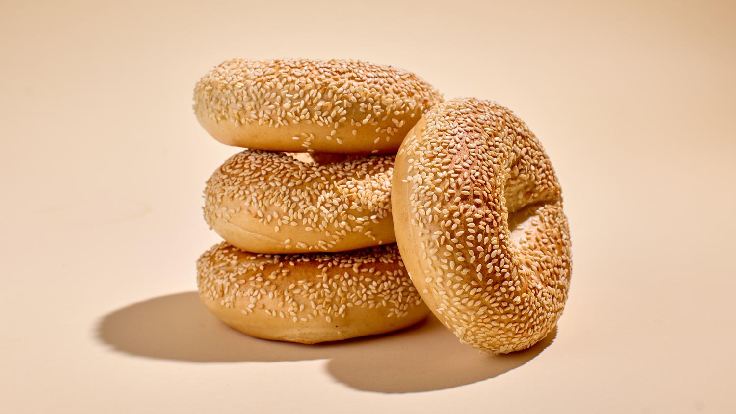 Pack of 4 Sesame Seed Bagels
