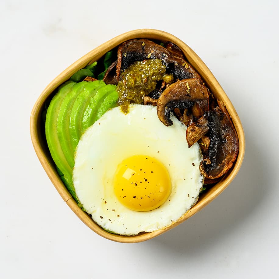 Mushroom & Avo Egg Box (V)
