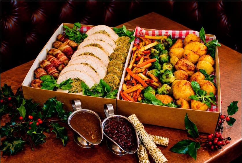 Christmas Roast Turkey Dinner platters -from 9 Nov