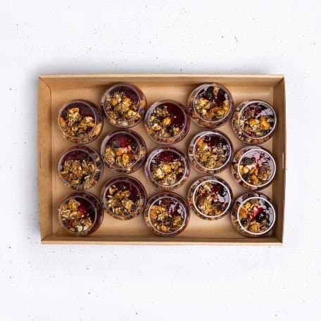 Coconut & Raspberry Yoghurt Pot
