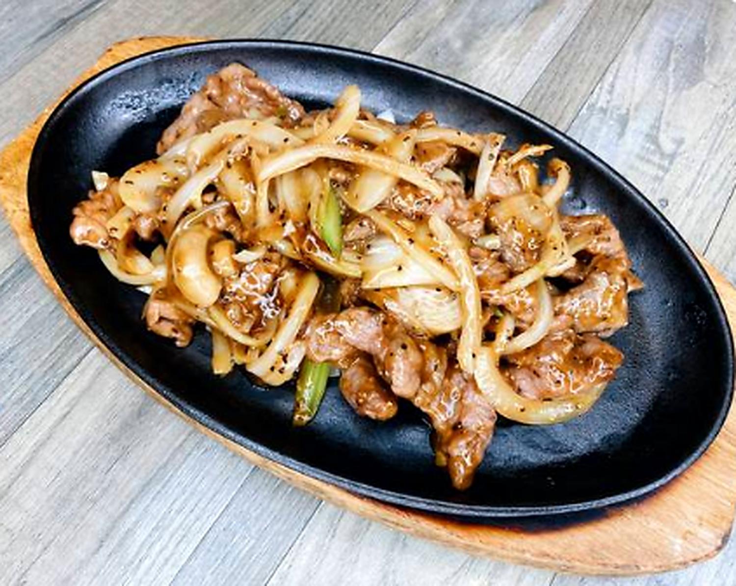 Black Pepper Beef Platter 