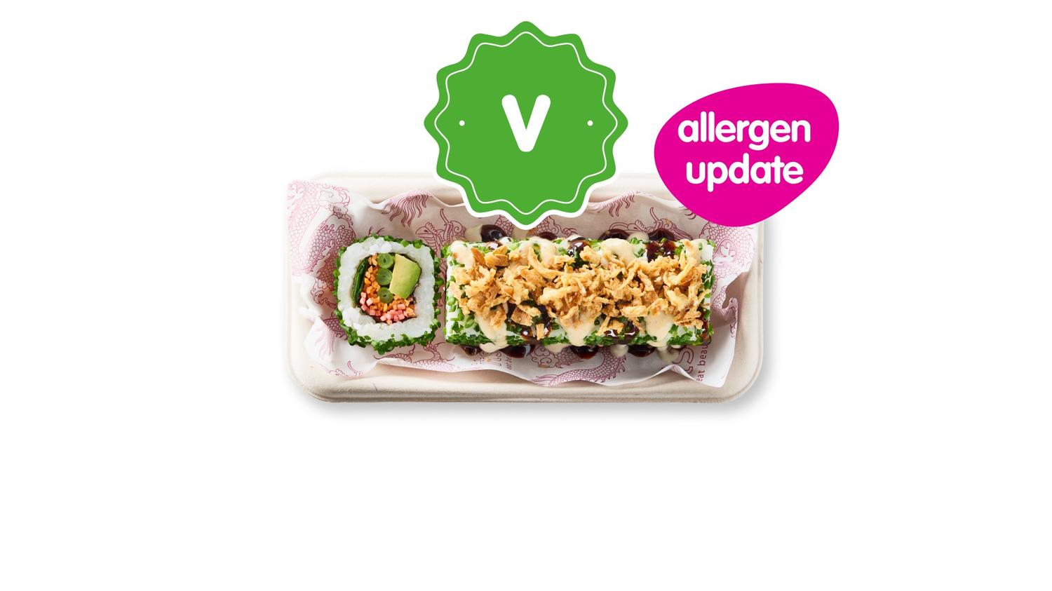 veggie dragon rolls