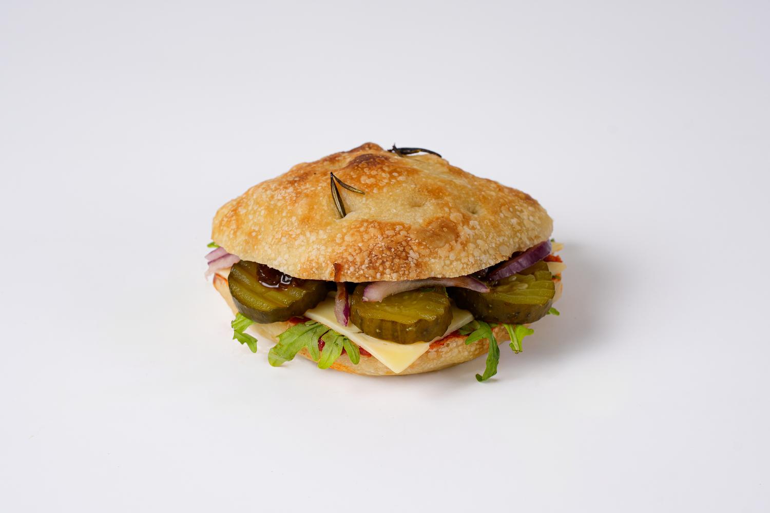 Cheese Ploughman's Focaccia
