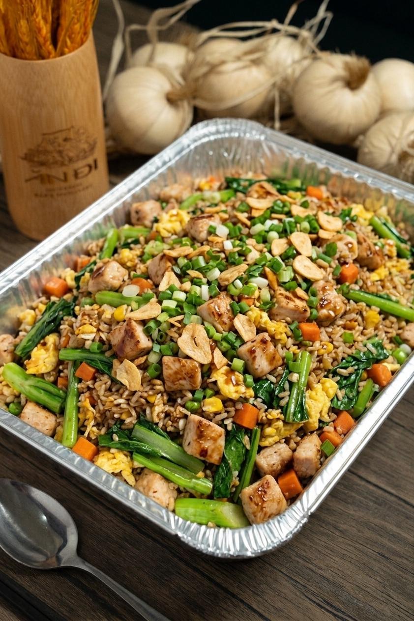 Vietnamese Chicken Fried Rice Platter