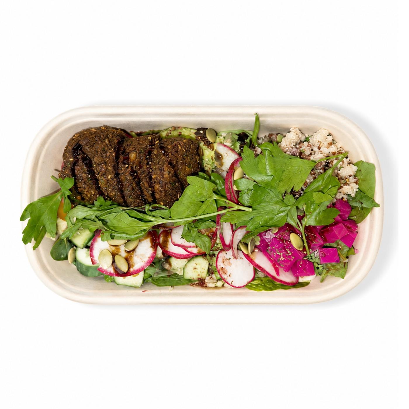 Falafel and Hummus Salad (Single)
