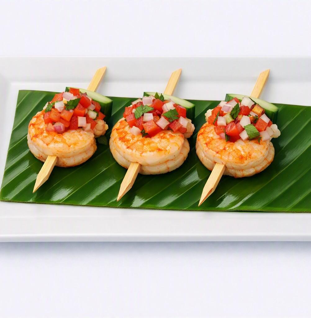 Creole Seasoned Prawn Skewers