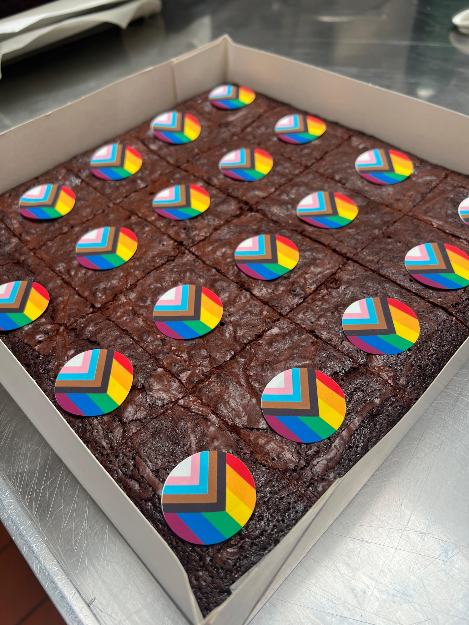 Pride Flag Brownies - Box of 20