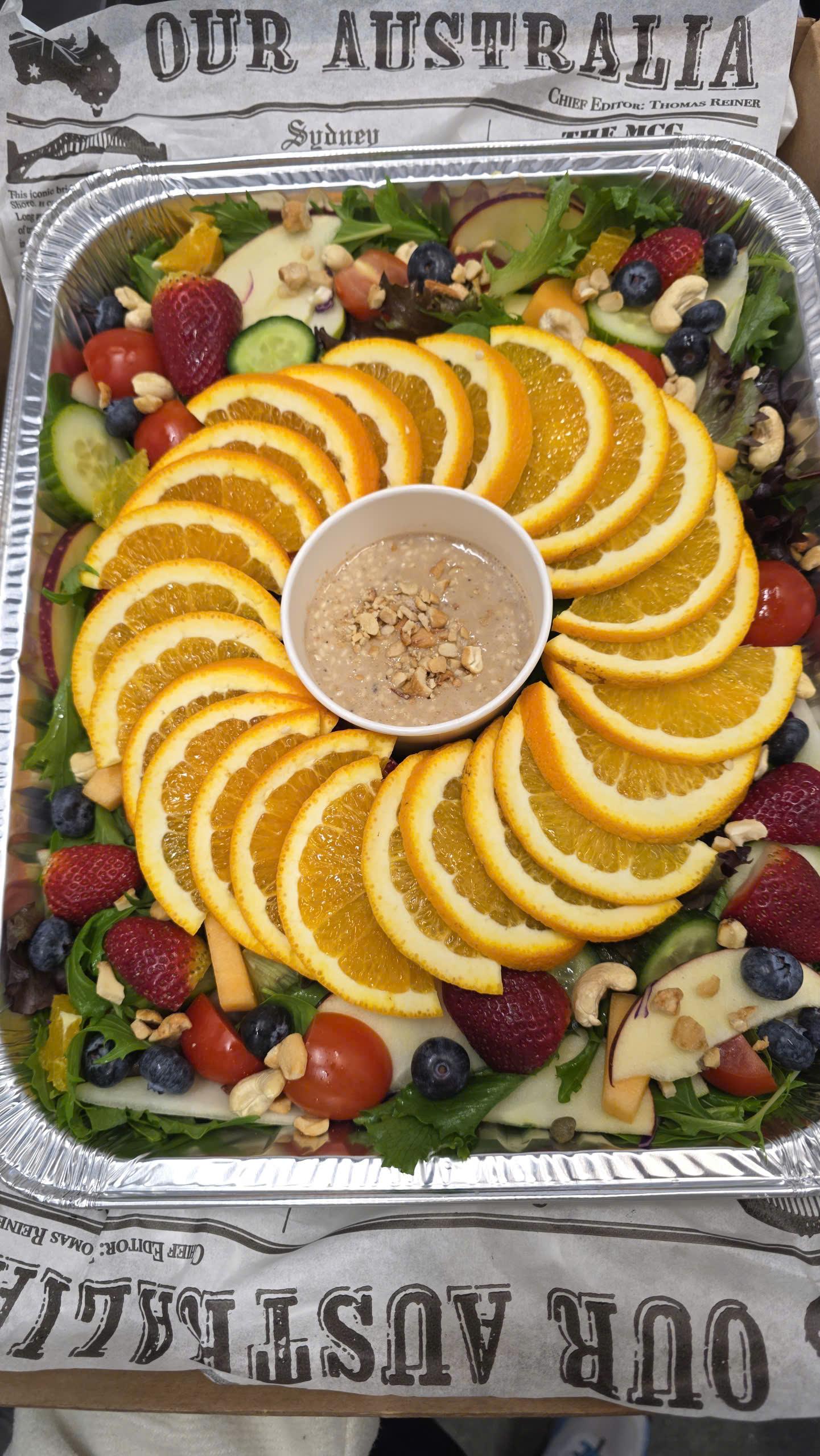 Fresh Seasonal Salad Large Platter