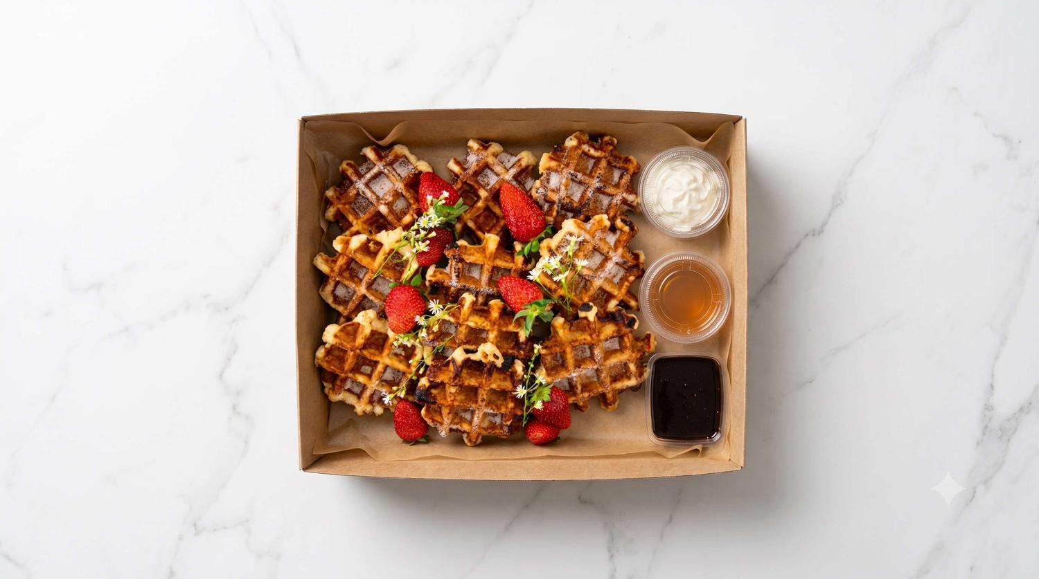 Artisan Belgian Waffles Breakfast Single Box