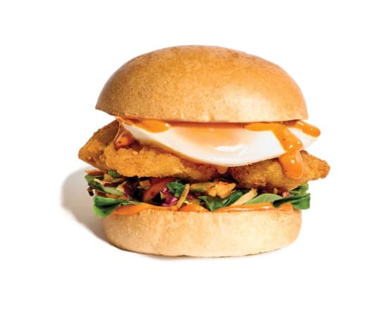 Korean Chicken & Egg Sando