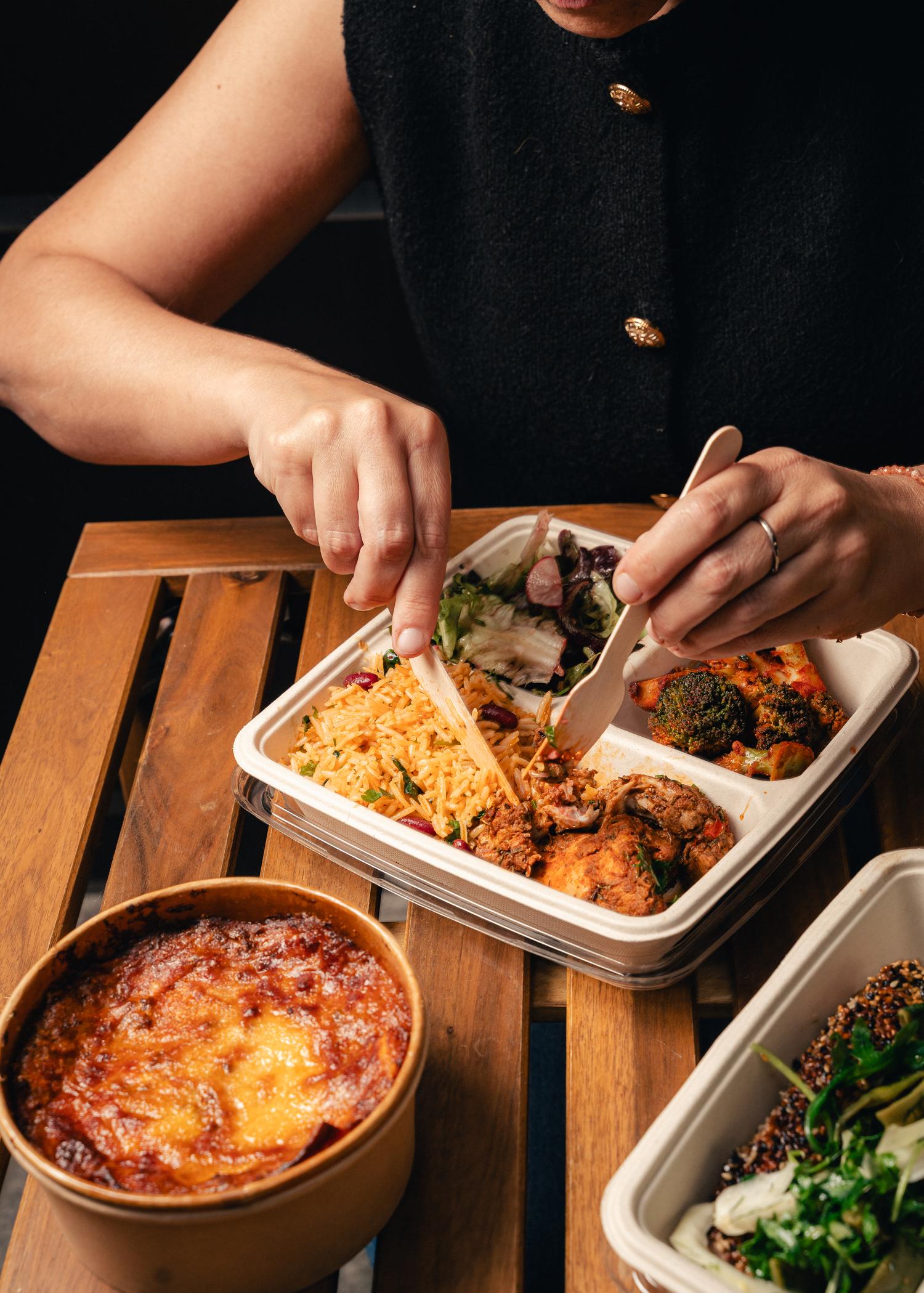 Spicy Chicken & Salads - Bowl 1