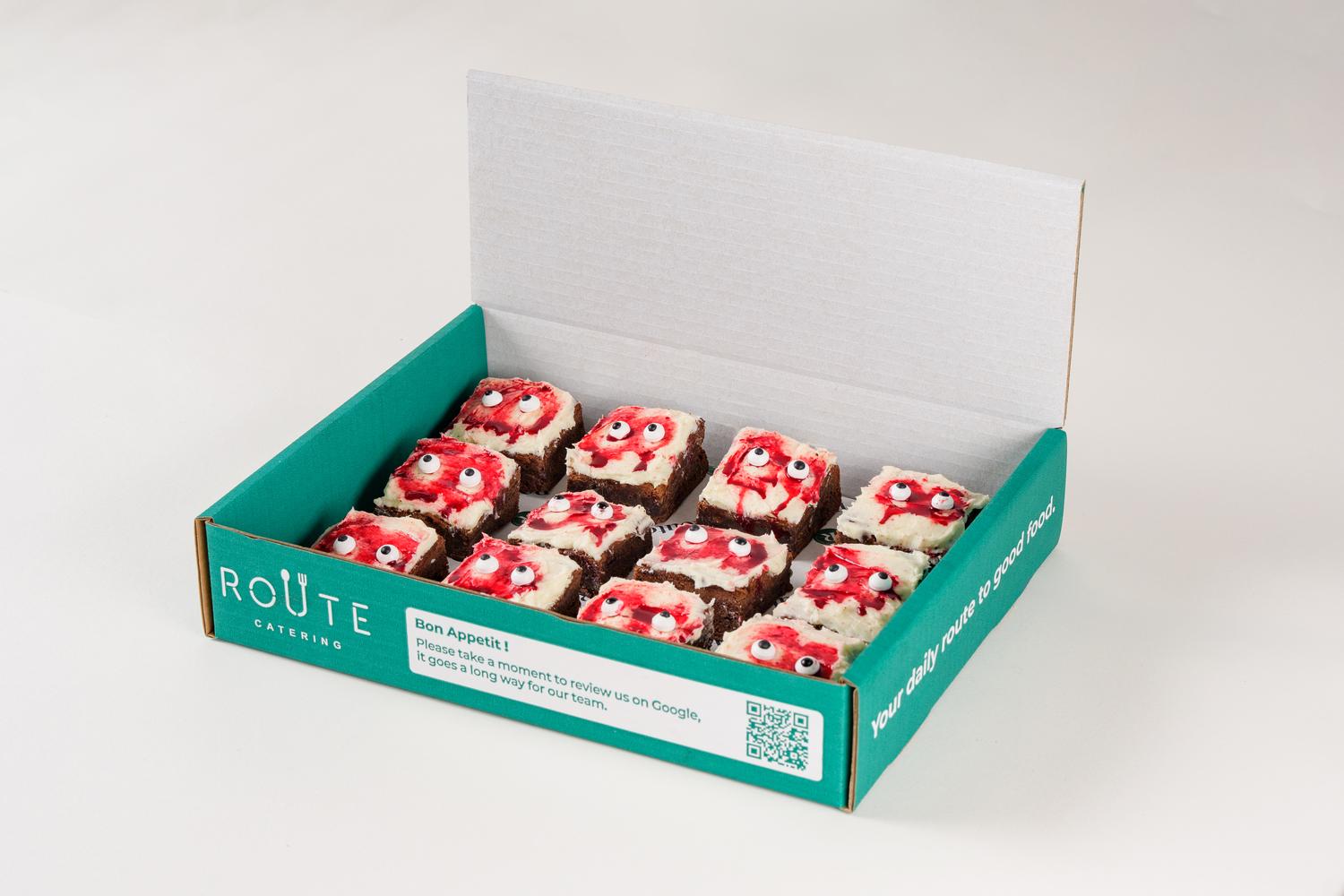 Bloodshot Brownie (serves 12)