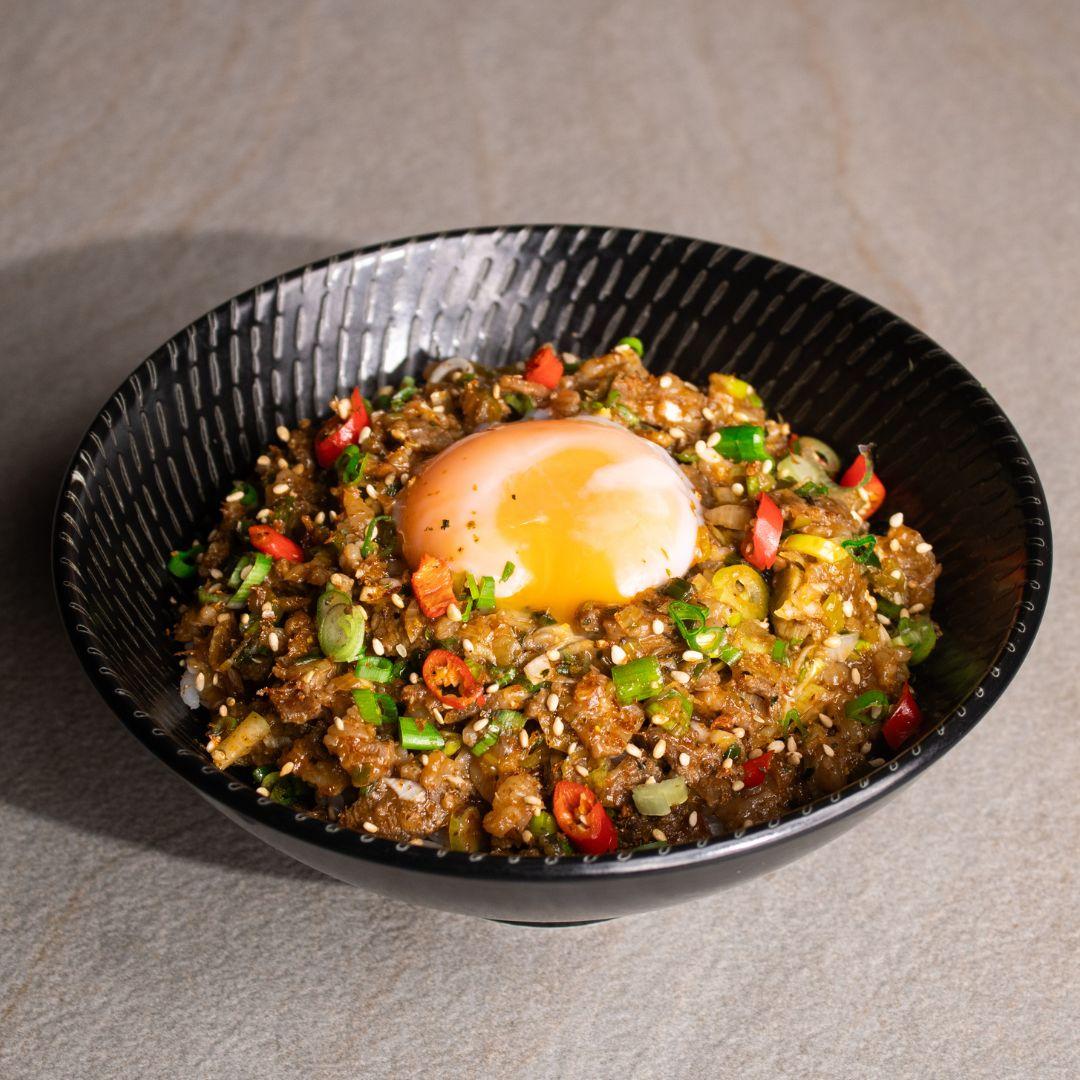 Mala Negi Miso Wagyu Beef Don