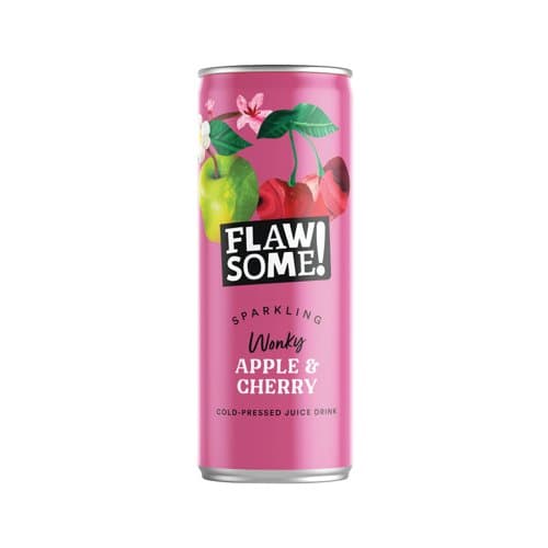 Apple Cherry Sparkling Water Flawsome