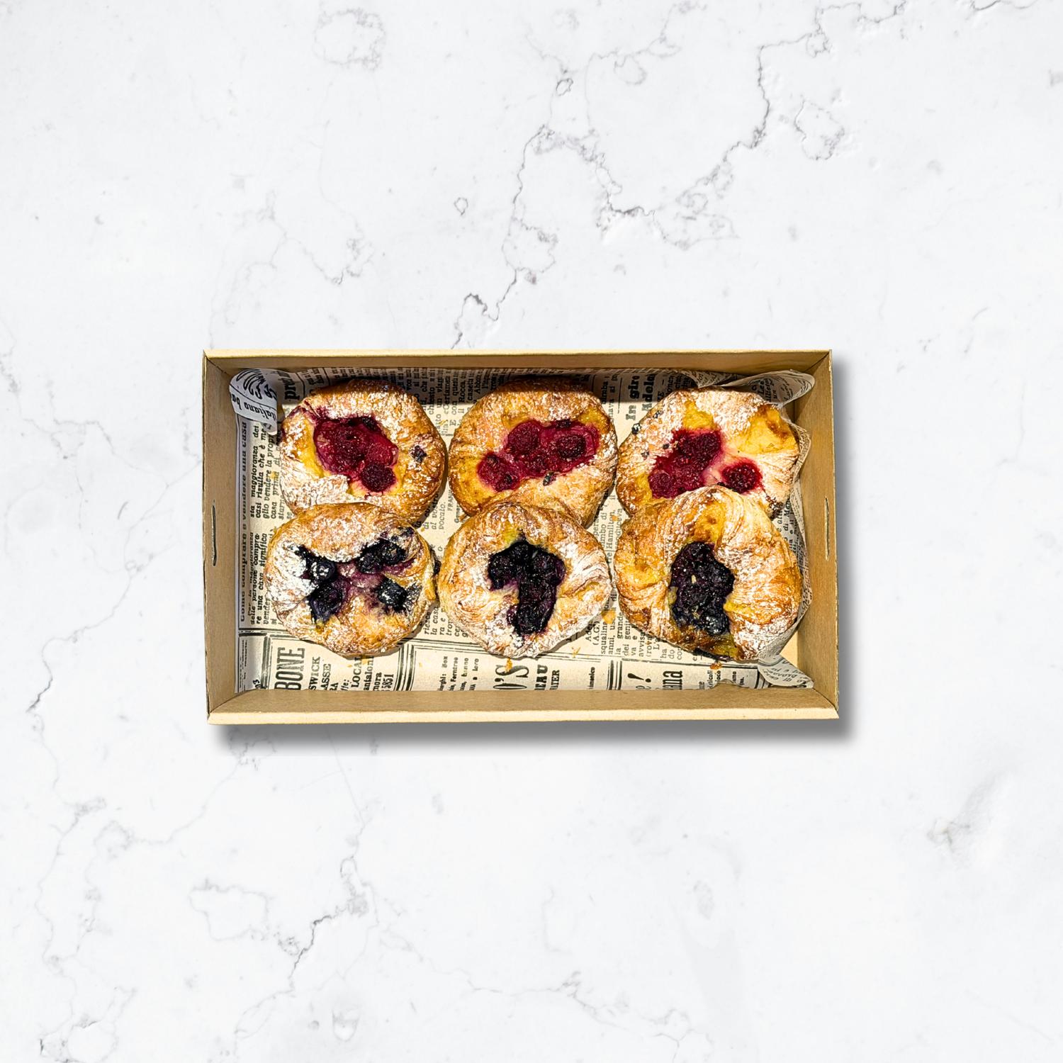 Mini Mixed Danish Pastry (6pcs)