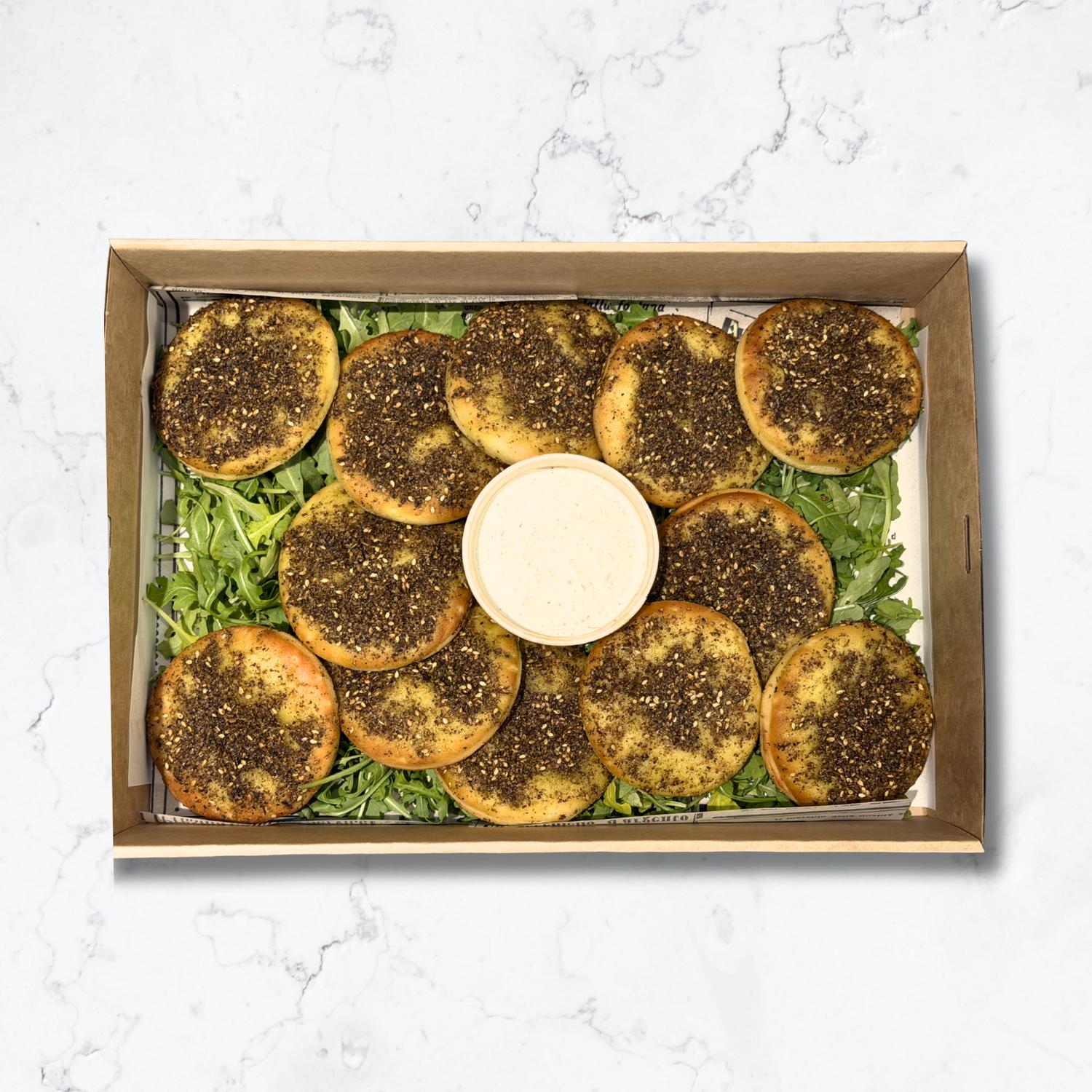 Za'atar Dips Platter