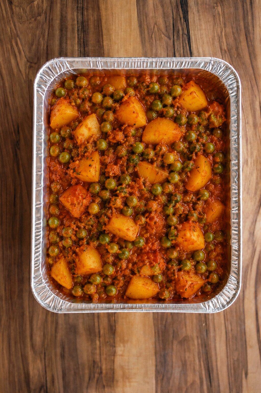 Green Pea & Potato Curry Tray (Small)