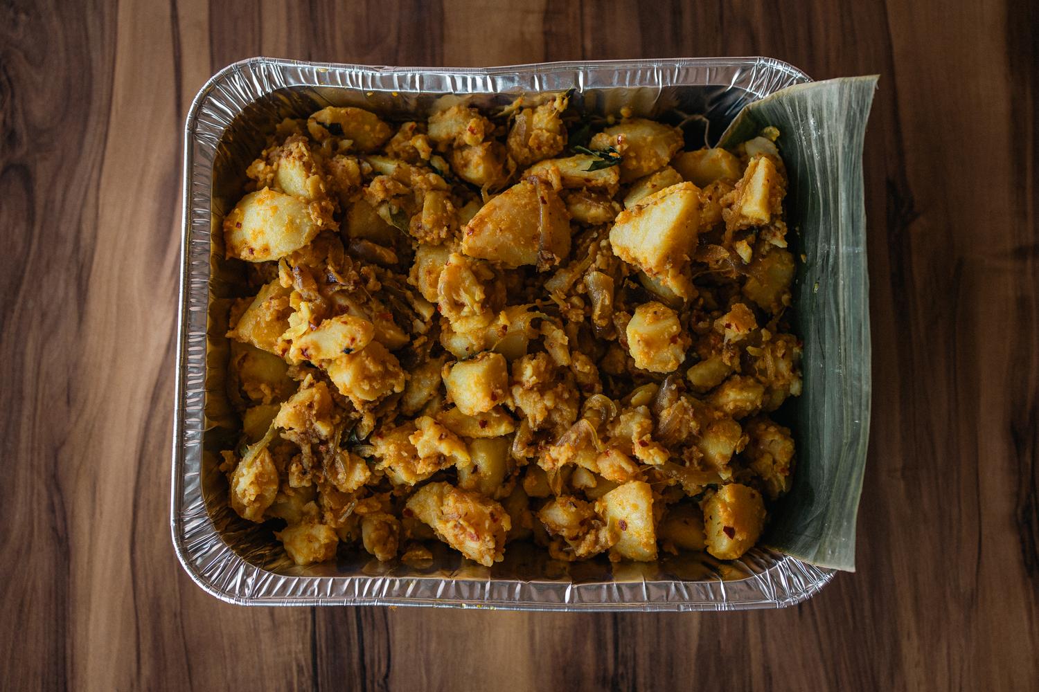 Potato Fry Curry Tray (Small)