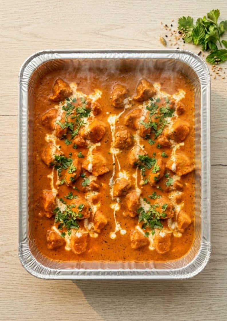 Butter Chicken & Potato Curry Tray (Large)