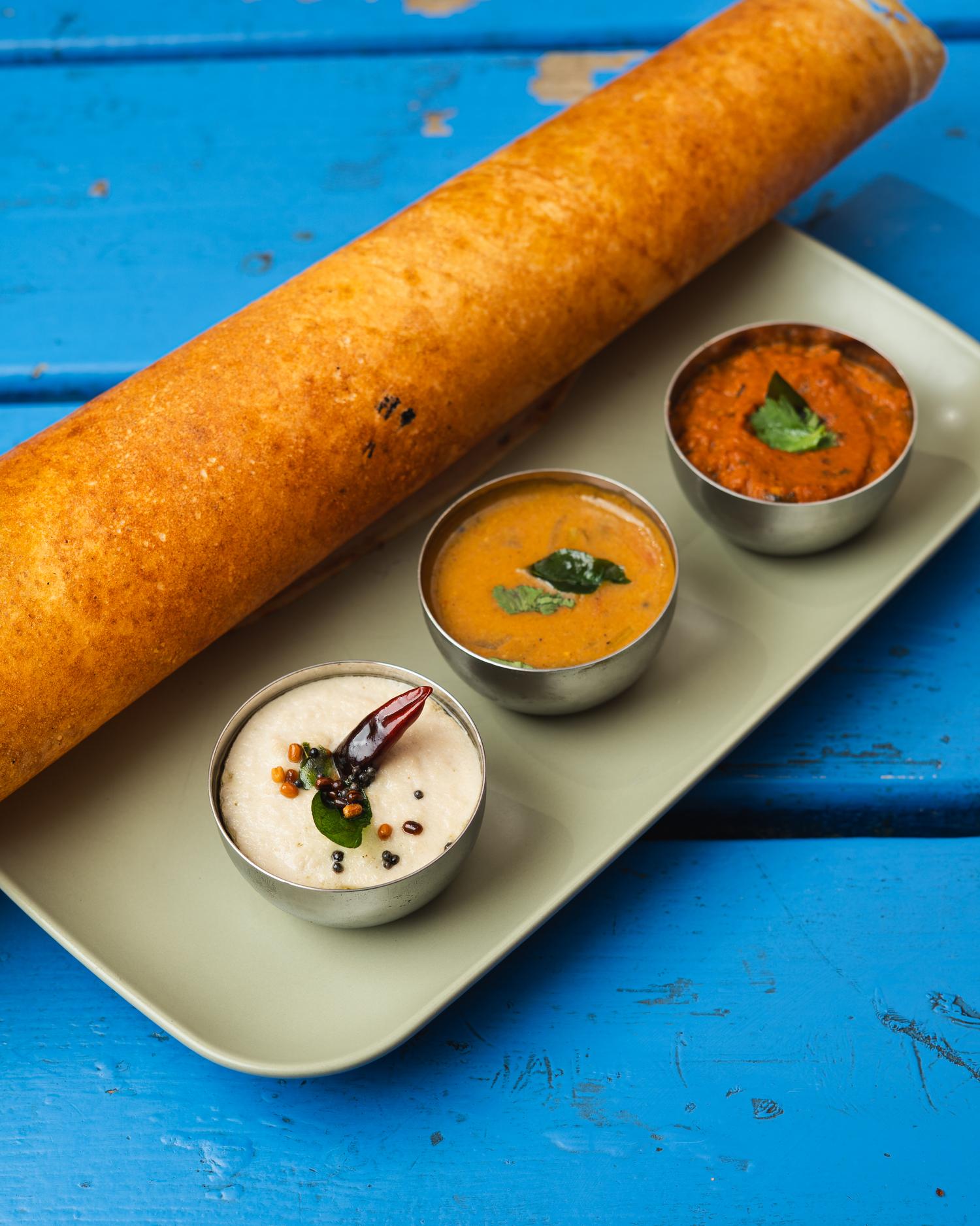 Chettinad Chicken Dosa