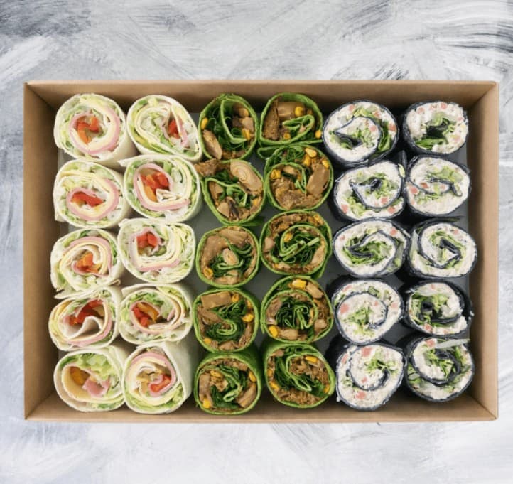 Gourmet Wrap Platter (30 Pieces)
