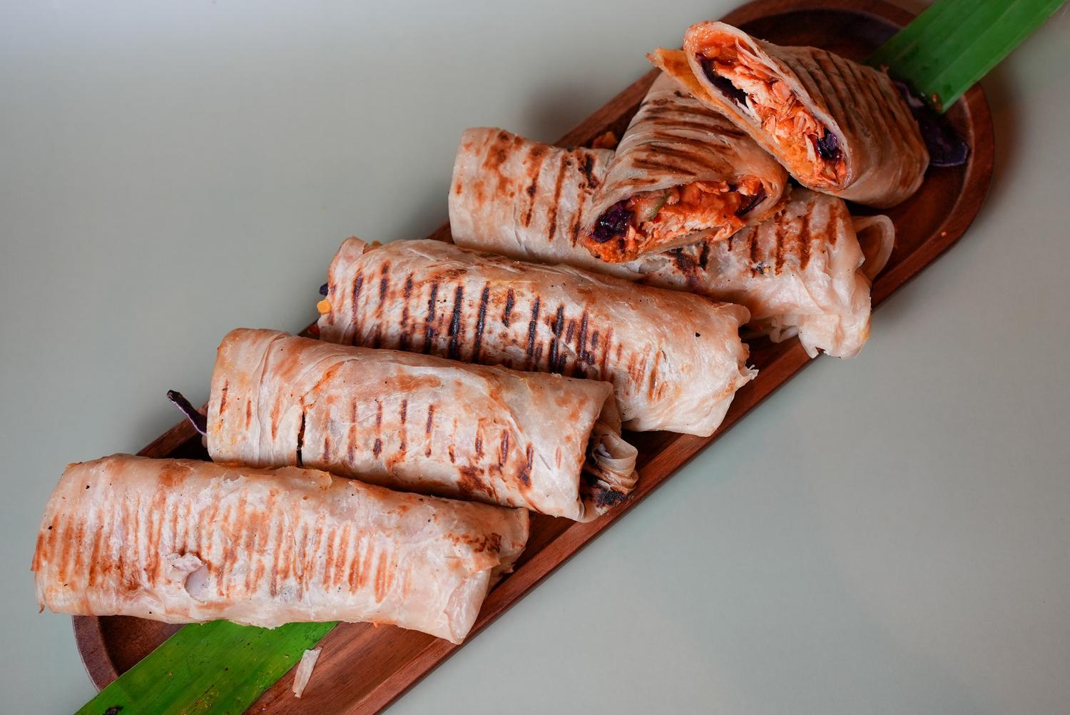 Chicken Roti Wrap Tray (5 wraps)