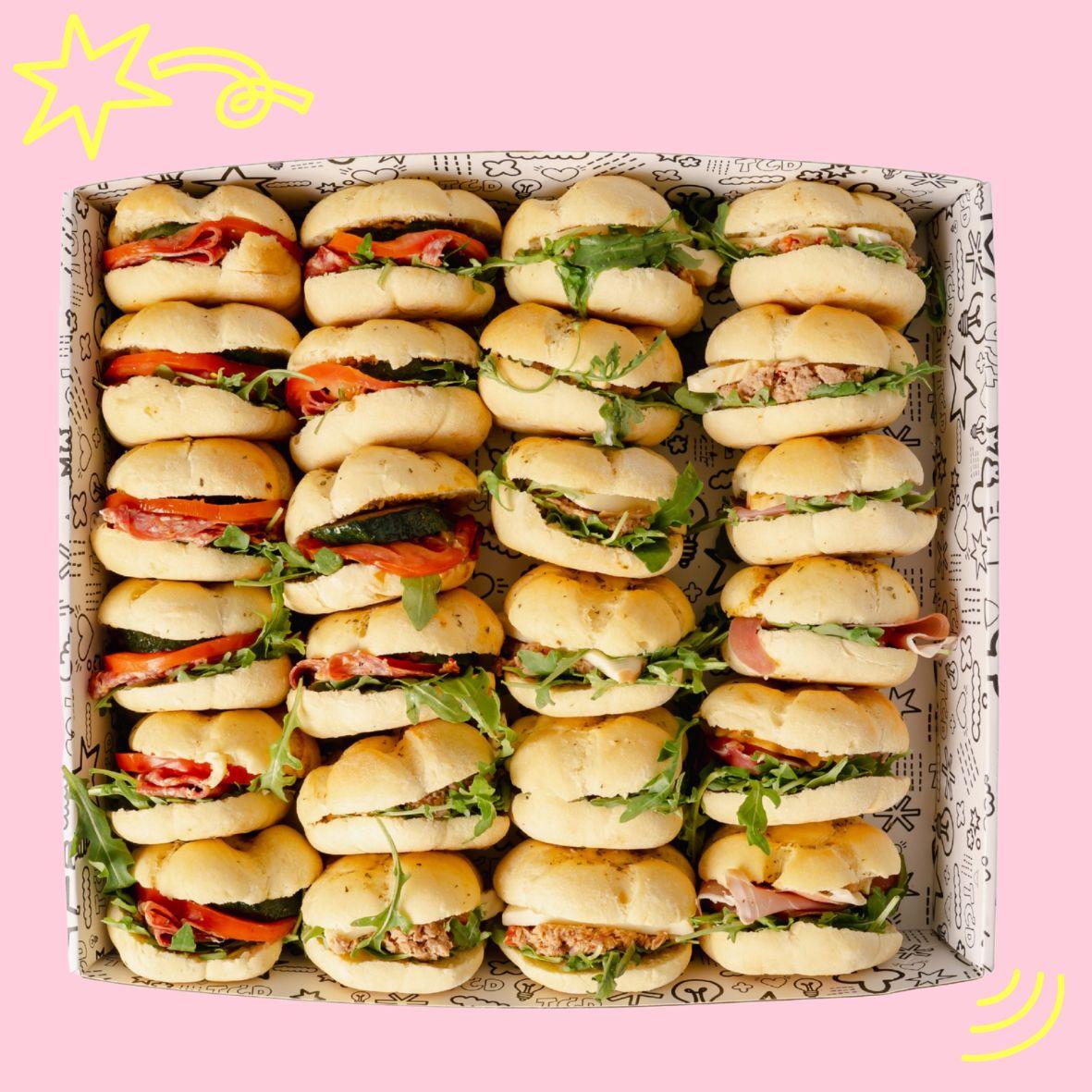 Milano Rosetta Salumi Rolls Platter (Large)