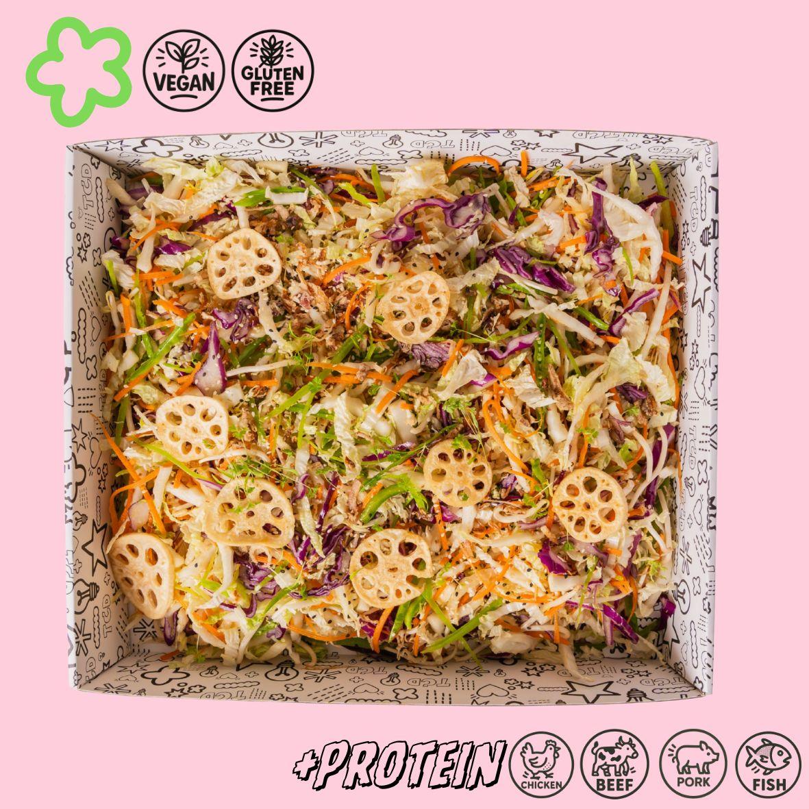 Crisp Rainbow Slaw Salad (Large)
