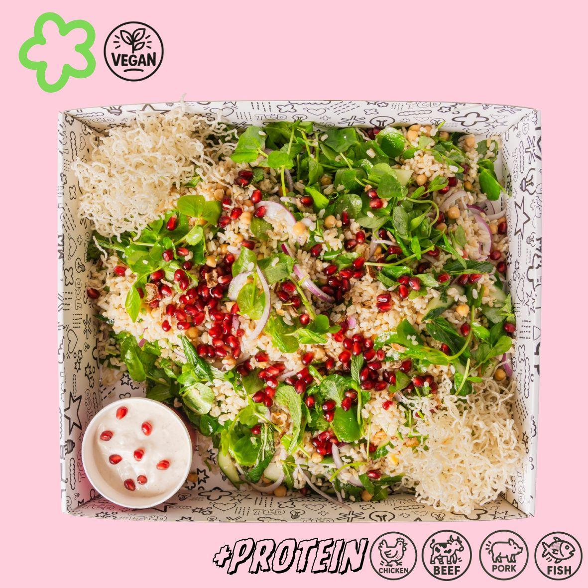 Vibrant Persian Brown Rice Salad Platter (Large)