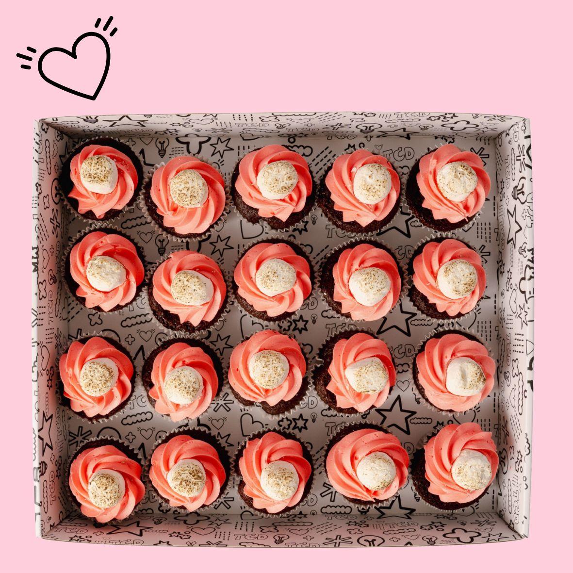 Midnight Fudge & Torched Marshmallow Cake Box(Lrg)